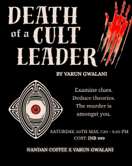 Poster for Death of a Cult Leader by Varun Gwalani